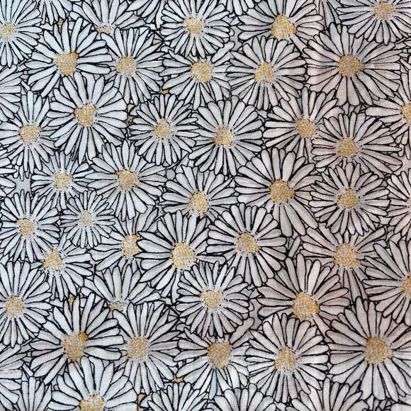 Sun Diego Men's Cream Floral Allover Print Short Sleeve Button Down Shirt Medium - Picture 6 of 6